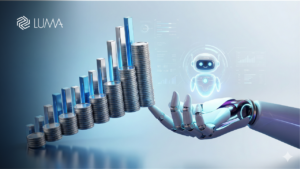 Gráfico de aumento del salario mínimo en Colombia 2026 a 2 millones equilibrado por productividad con Inteligencia Artificial.