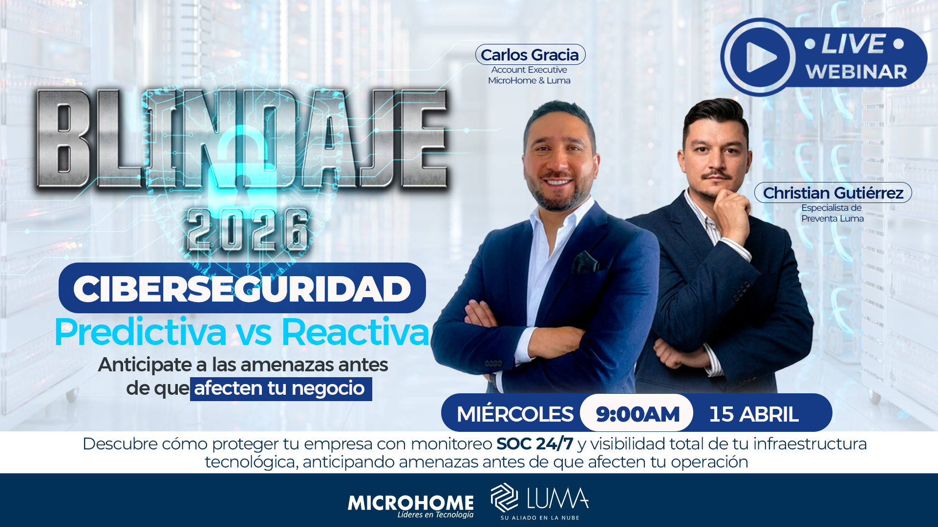 webinar de ciberseguridad abril 2026