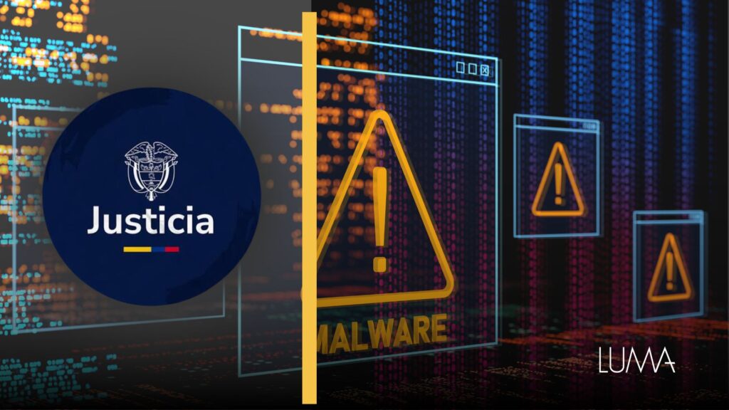 Fachada del edificio del Ministerio de Justicia de Colombia en Bogotá afectado por ataque cibernético de ransomware